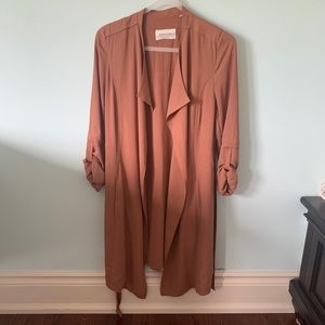 Babaton silky long trench coat